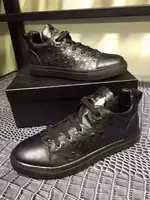 philipp plein high top sneakers chaussures printing leather skull